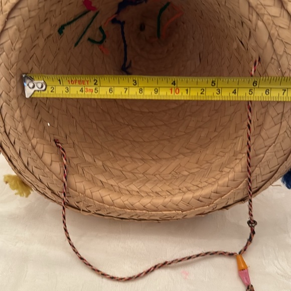 Clown or festival costume - 3 Pom poms on the front child size w/straw hat (mlb) - Picture 9 of 16